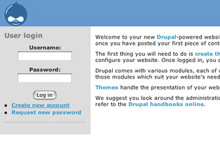 drupal | user login